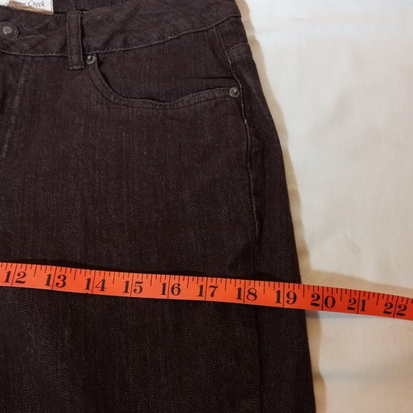 Coldwater Creek Brown Boot Cut Jeans Size 8 - Picture 10 of 13